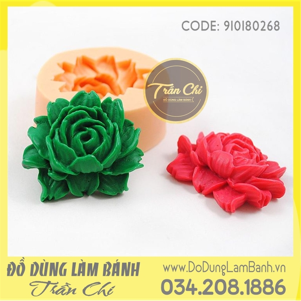 Khuôn silicone Hoa nằm lài cánh nhọn 1c