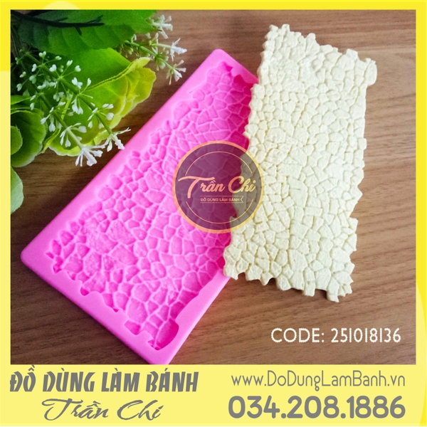 Khuôn silicone Viền thành tường đá (có bo)