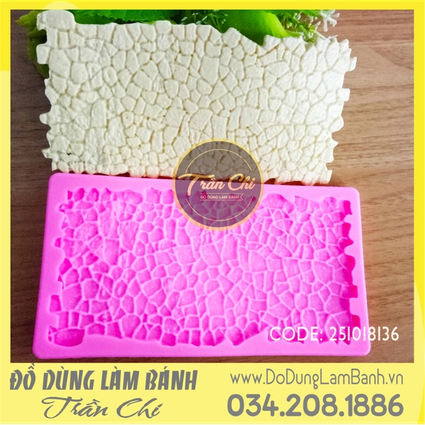 Khuôn silicone Viền thành tường đá (có bo)