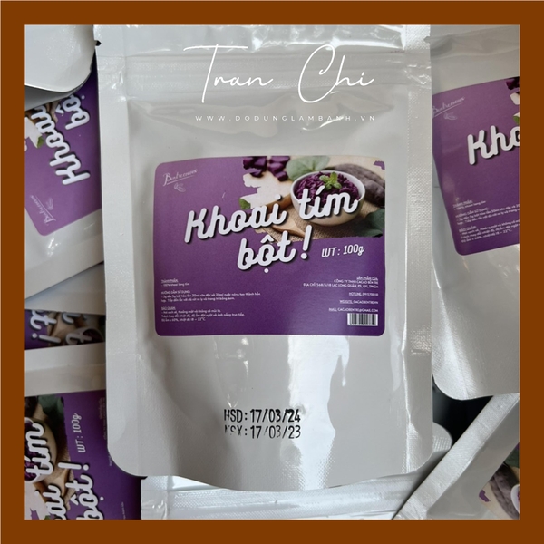 Bột Khoai Tím CACAO BẾN TRE - 100GR (16/3)