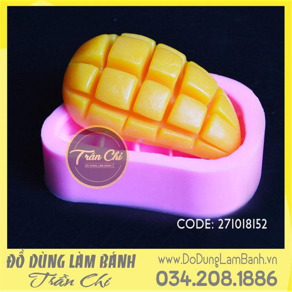 Khuôn silicone Miếng xoài cắt