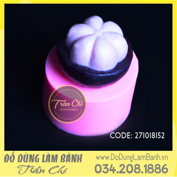 Khuôn silicone Trái măng cụt