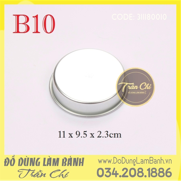 Khuôn nhôm TRÒN đúc liền - B10