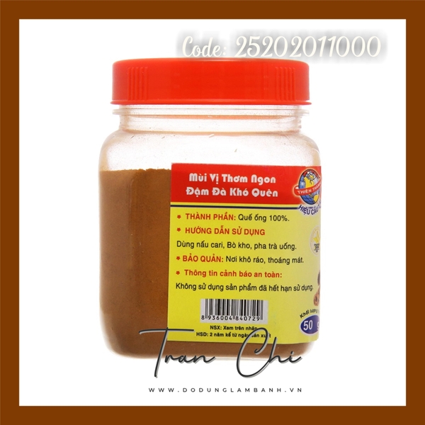 Bột QUẾ Thiên Thành - Hủ 50GR (27/10)