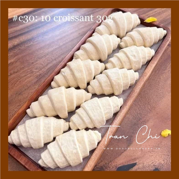 Bánh CROISSANT Đông Lạnh size NHỎ 30GR - Bịch 15c (29/3)