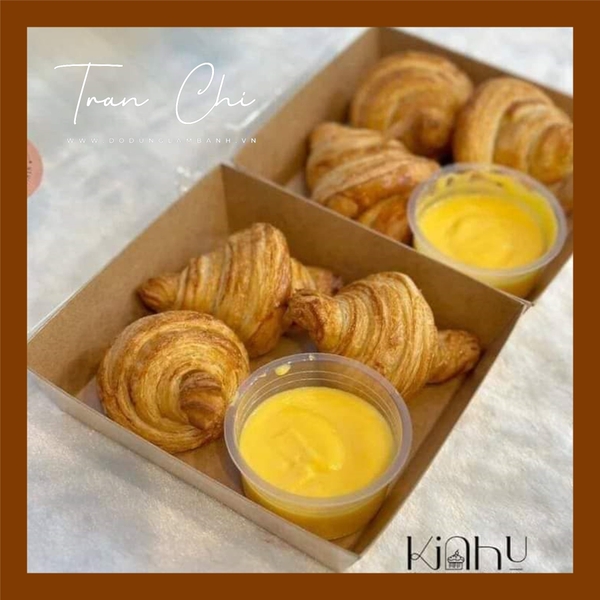 Bánh CROISSANT Đông Lạnh size NHỎ 30GR - Bịch 15c (29/3)