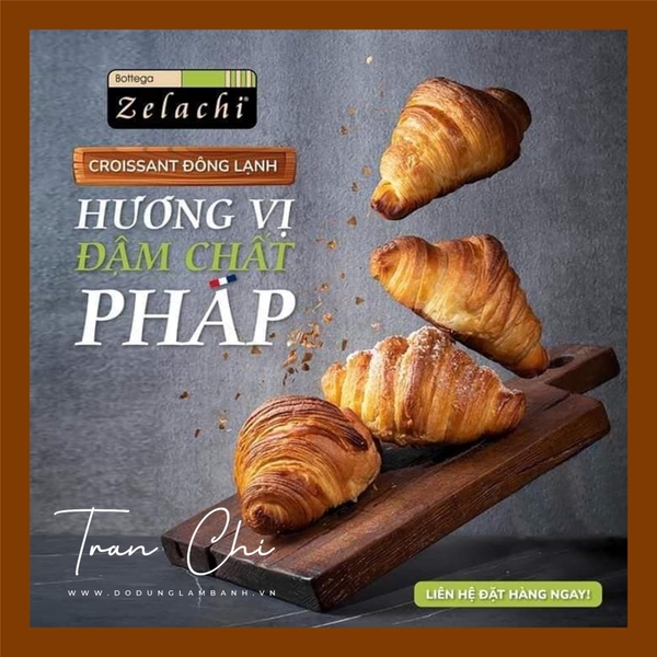 Bánh CROISSANT Đông Lạnh size NHỎ 30GR - Bịch 15c (29/3)