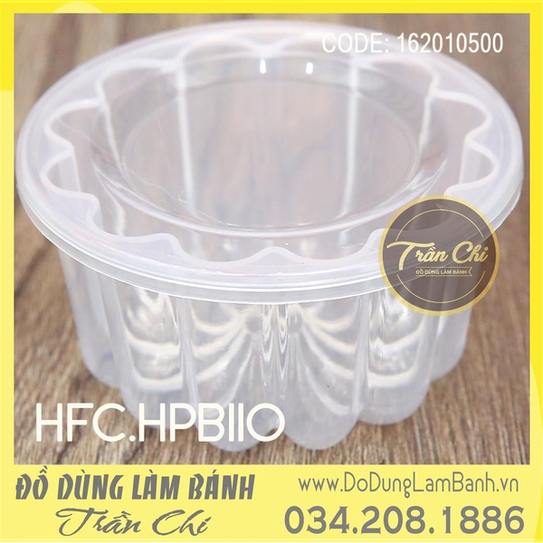 HPB110  - Hộp nhựa hình HOA mix mẫu HFC CÓ NẮP ĐẬY - Lốc 10c (21/3)