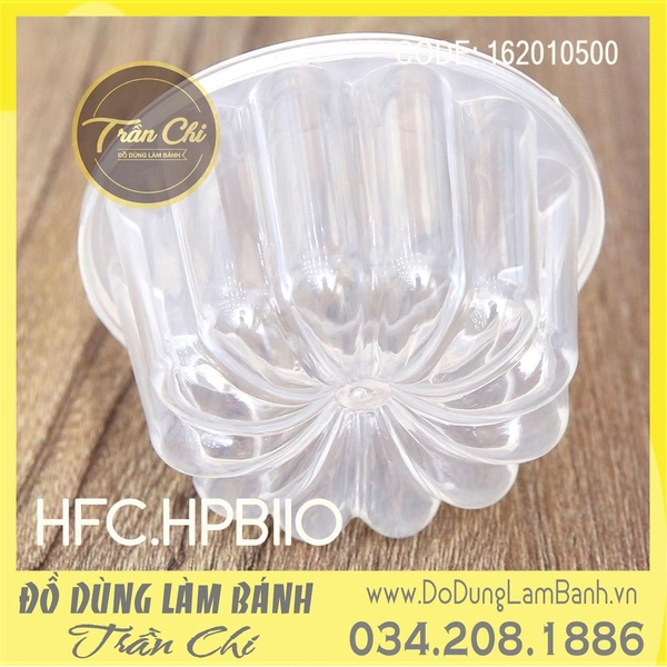 HPB110  - Hộp nhựa hình HOA mix mẫu HFC CÓ NẮP ĐẬY - Lốc 10c (21/3)