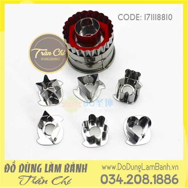 Bộ cookie cutter nhỏ 7c