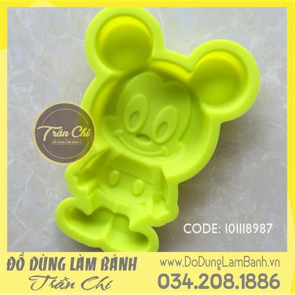 Khuôn silicone Chuột Mickey 1c lớn