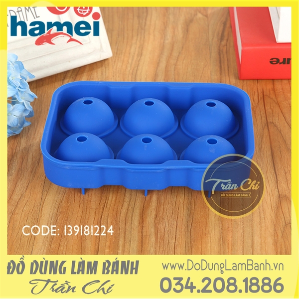 Khuôn silicone Mochi 6c chữ nhật