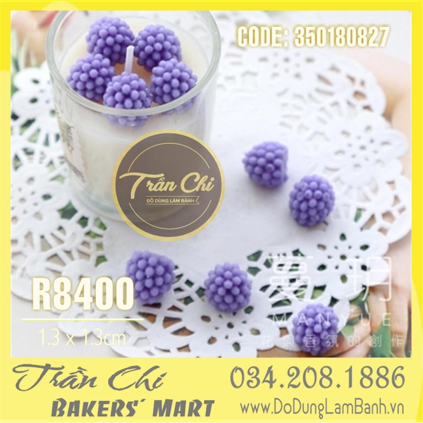 Khuôn silicone TRÁI Phúc Bồn Tử nhí 8c (R8400)
