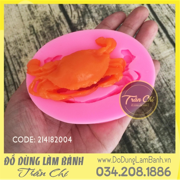 Khuôn silicone Ghẹ 1c