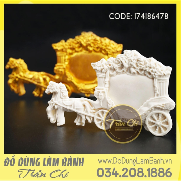 Khuôn silicone Cổ xe ngựa lớn