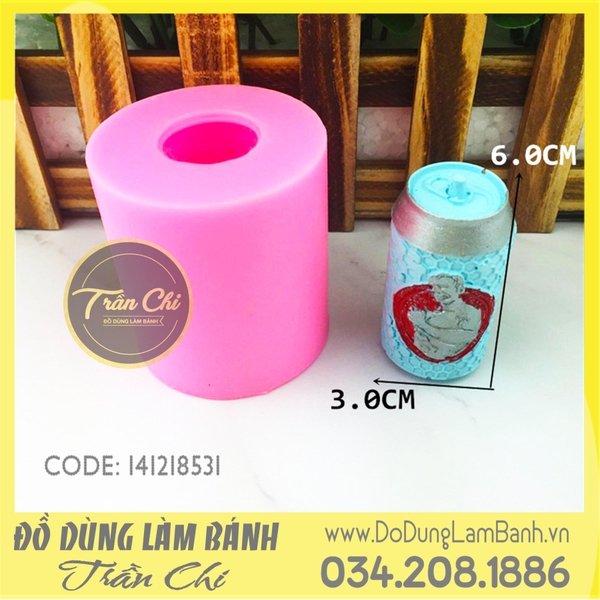 Khuôn silicone Lon nước ngọt đứng