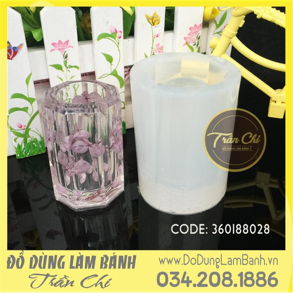 Khuôn silicone Ly kim cương CAO
