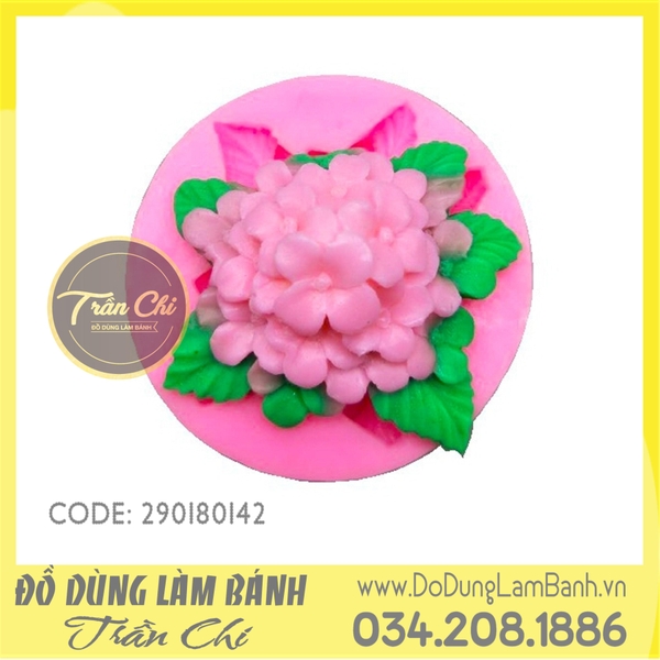 Khuôn silicone CHÙM hoa CẨM TÚ CẦU (F3120)