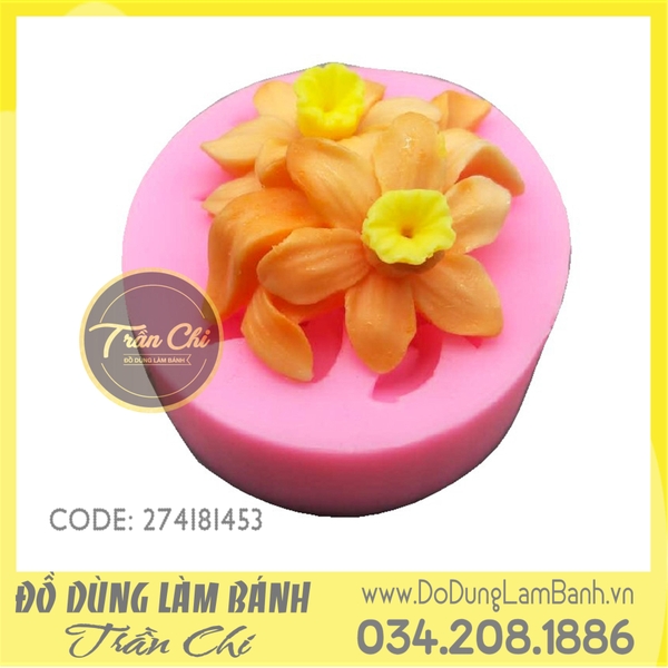 Khuôn silicone chùm hoa THỦY TIÊN