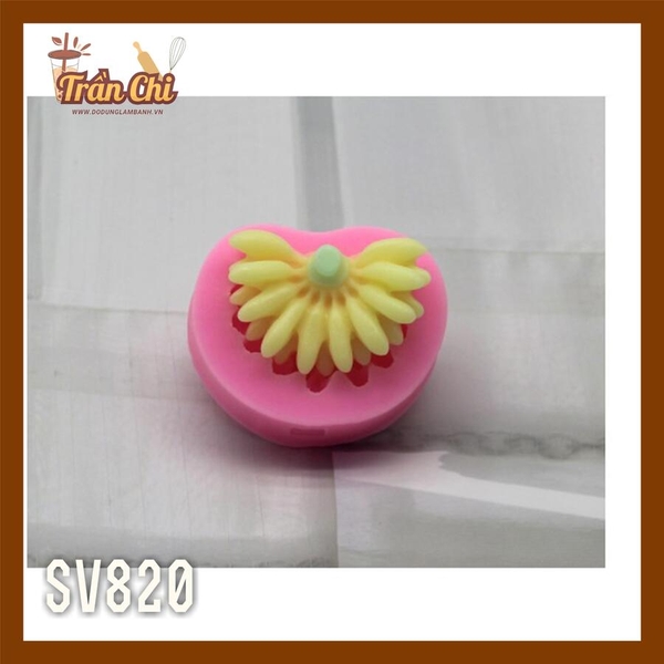 SV820 - Khuôn silicone Nải Chuối nhỏ 5x3.5cm (8/12)