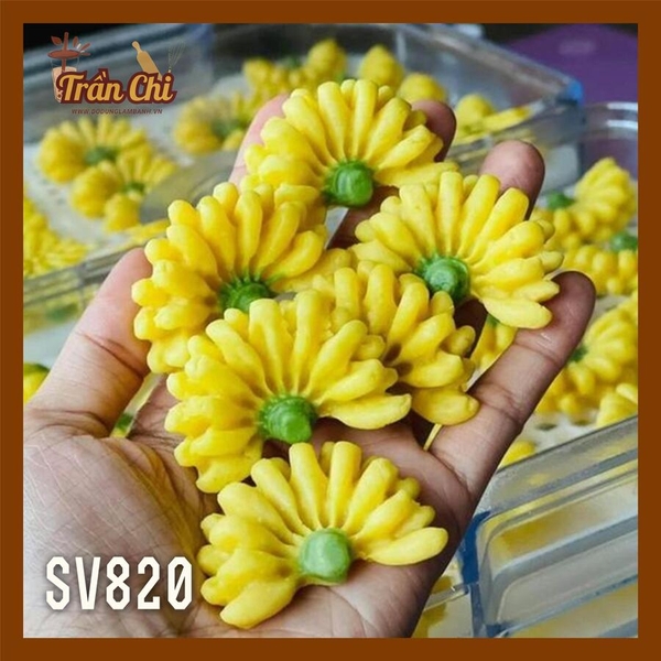 SV820 - Khuôn silicone Nải Chuối nhỏ 5x3.5cm (8/12)