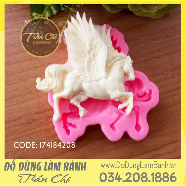 Khuôn silicone Ngựa bay