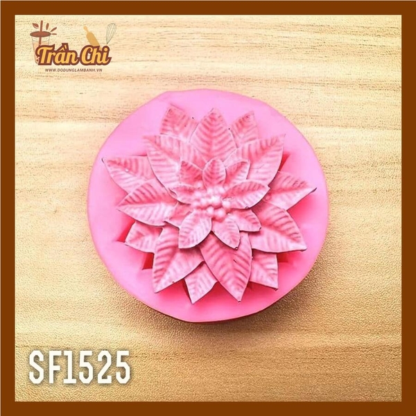 SF1525 - Khuôn silicone Hoa TRẠNG NGUYÊN nhỏ (8/12)