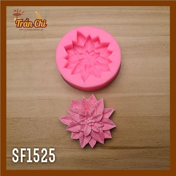 SF1525 - Khuôn silicone Hoa TRẠNG NGUYÊN nhỏ (8/12)