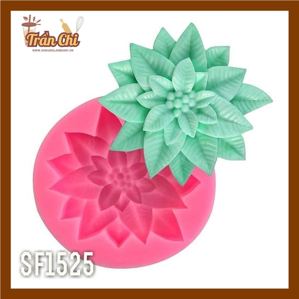 SF1525 - Khuôn silicone Hoa TRẠNG NGUYÊN nhỏ (8/12)