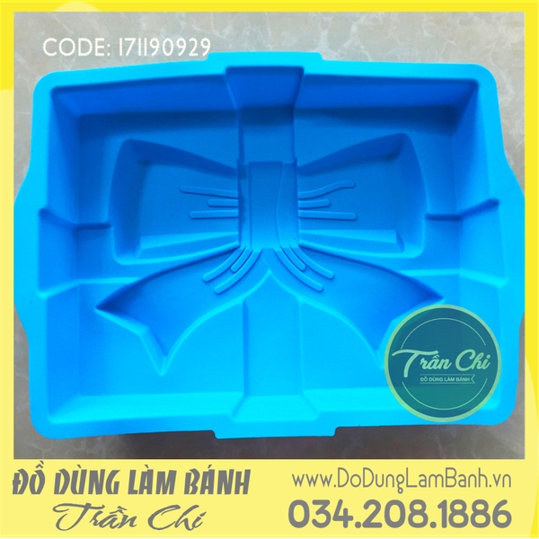 Khuôn silicone Gói quà nơ chữ nhật - LỚN