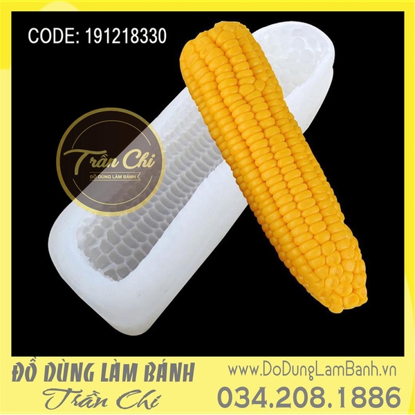 Khuôn silicone Trái bắp LỚN - Xám