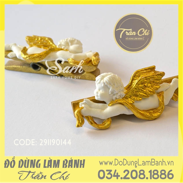 Khuôn silicone Thiên thần bay 2c