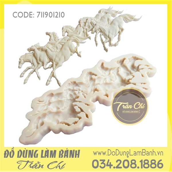 Khuôn silicone Mã đáo thành công (AN1210)