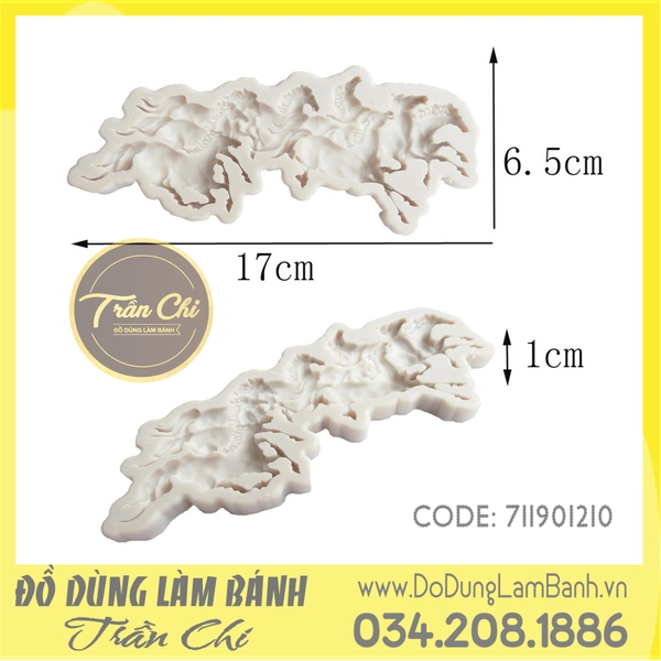 Khuôn silicone Mã đáo thành công (AN1210)