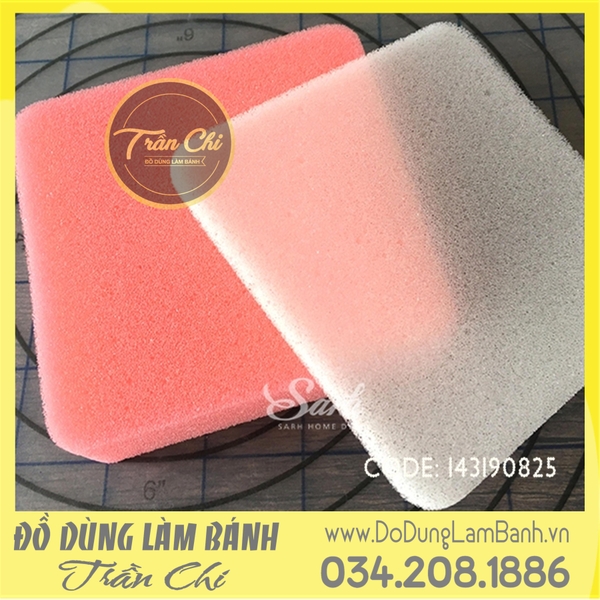 Combo 2 miếng bọt VUÔNG tạo hình fondant