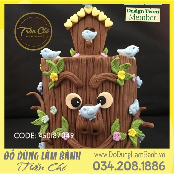 Khuôn silicone Tổ chim trên cành