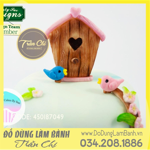 Khuôn silicone Tổ chim trên cành