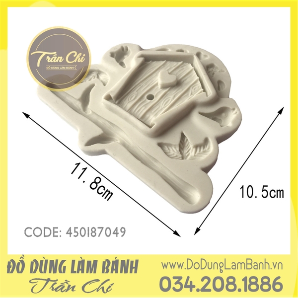 Khuôn silicone Tổ chim trên cành
