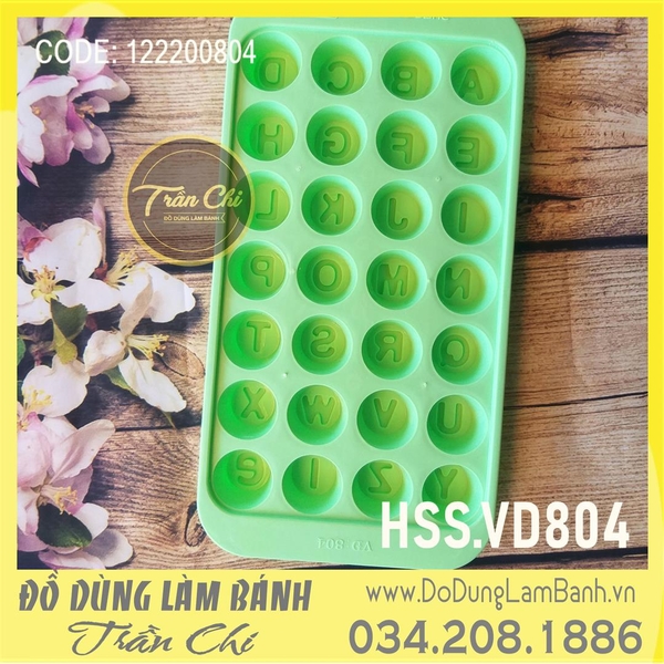 Khuôn nhựa HSS - VD804 - Chữ hoa TRÒN