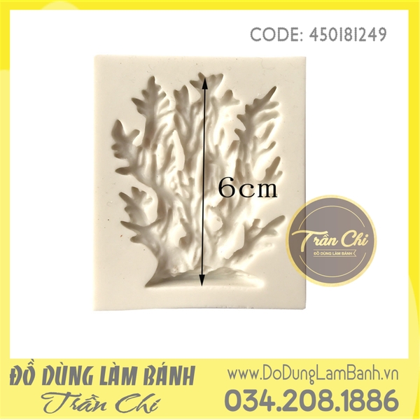 Khuôn silicone Bụi rong biển - Xám (TR1249)