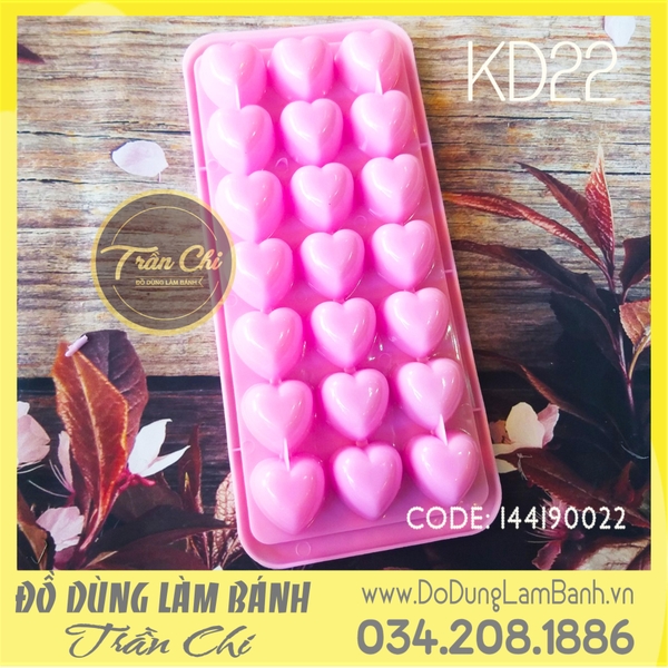 KD22 - Khuôn nhựa VT - Trái Tim Nhỏ 21C (16/6)