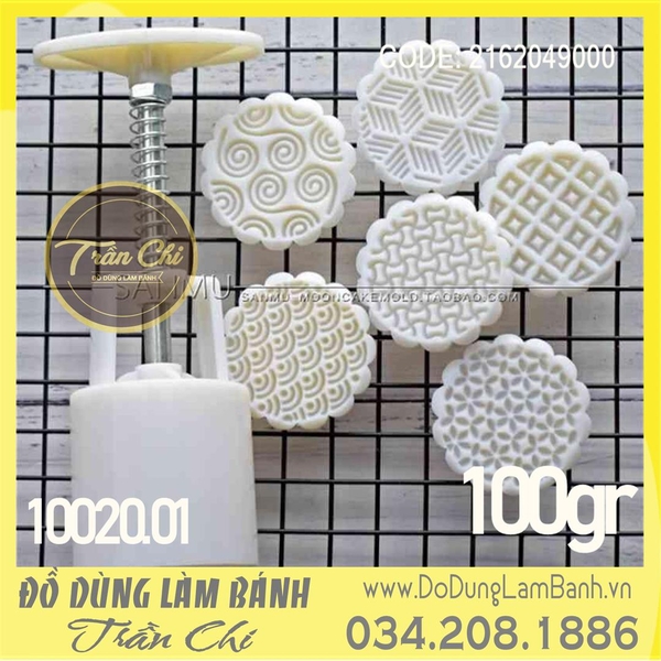 Khuôn TTLX 100gr - 06 mặt tròn Hoa văn NHẬT (10020.01)