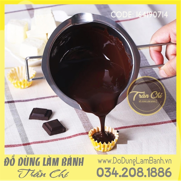 Nồi đun Chocolate, Sữa INOX trơn (TL5475)