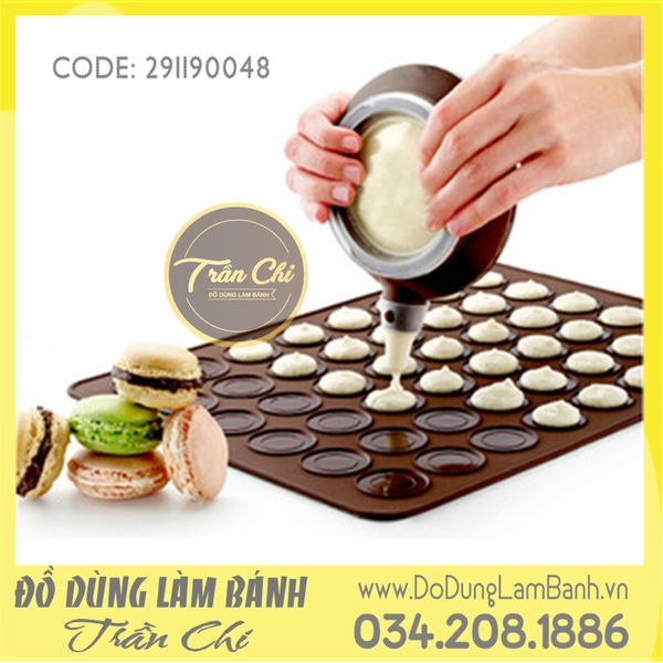 Tấm nướng silicone MACARON 48 ô
