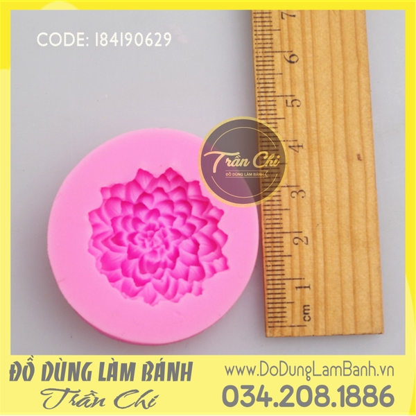 Khuôn silicone Thược dược cánh nhọn nhỏ 1c