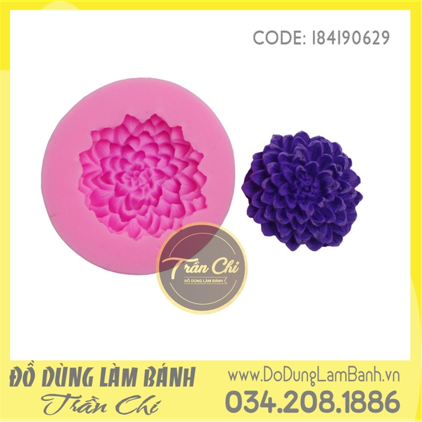 Khuôn silicone Thược dược cánh nhọn nhỏ 1c