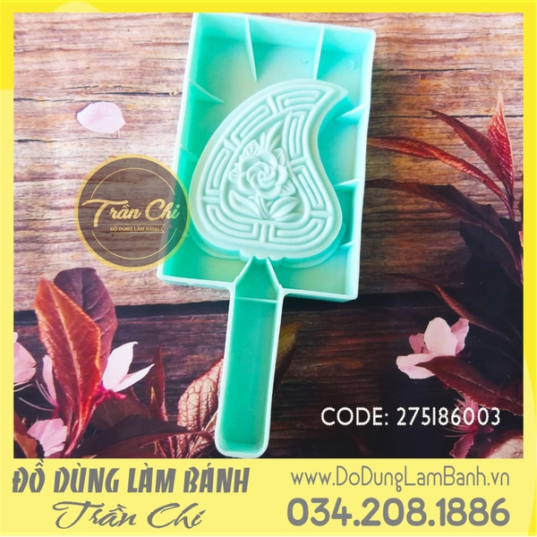LL01 - Khuôn nhựa bánh LÁ LIỄU VT - Hình HOA (27/2)