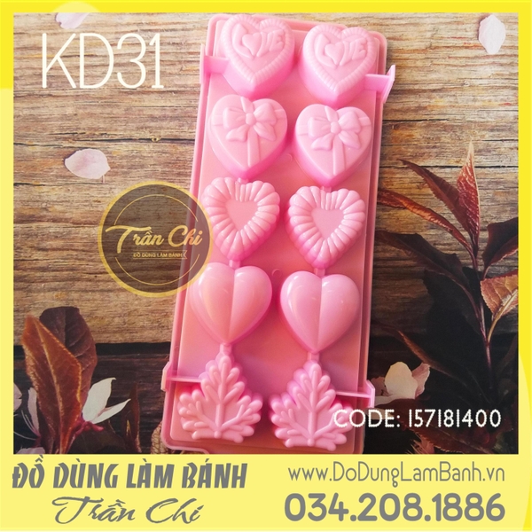 Khuôn nhựa VT - KD31 - Tim lá 10c