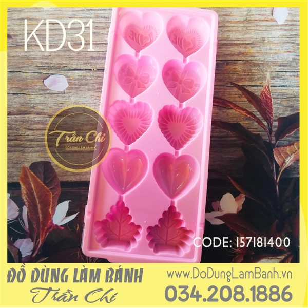 Khuôn nhựa VT - KD31 - Tim lá 10c