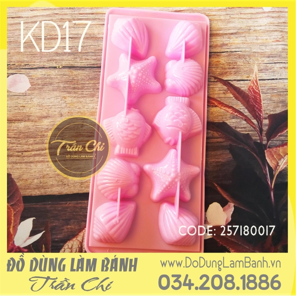 Khuôn nhựa VT - KD17 - Hải sản lớn 10c